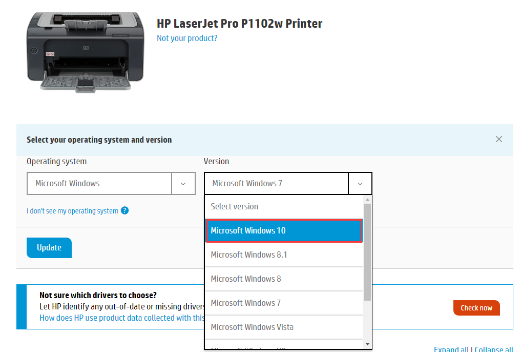 hp printer device driver